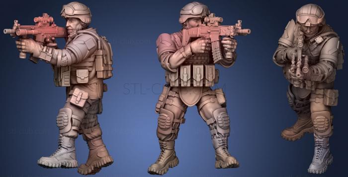 3D model Modern Soldier (STL)